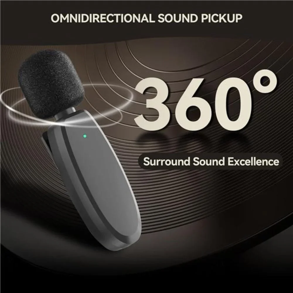 Wireless Lavalier Microphone,Professional Microphones ,with Noise Reduction